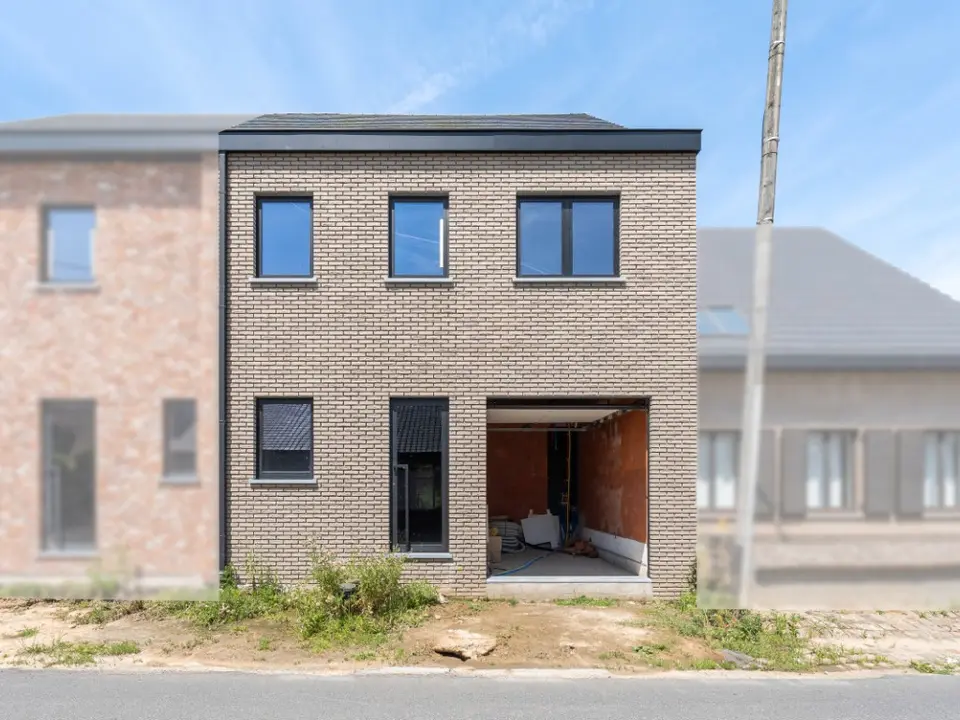 Nieuwbouwwoning met 4 slaapkamers in Oudegem