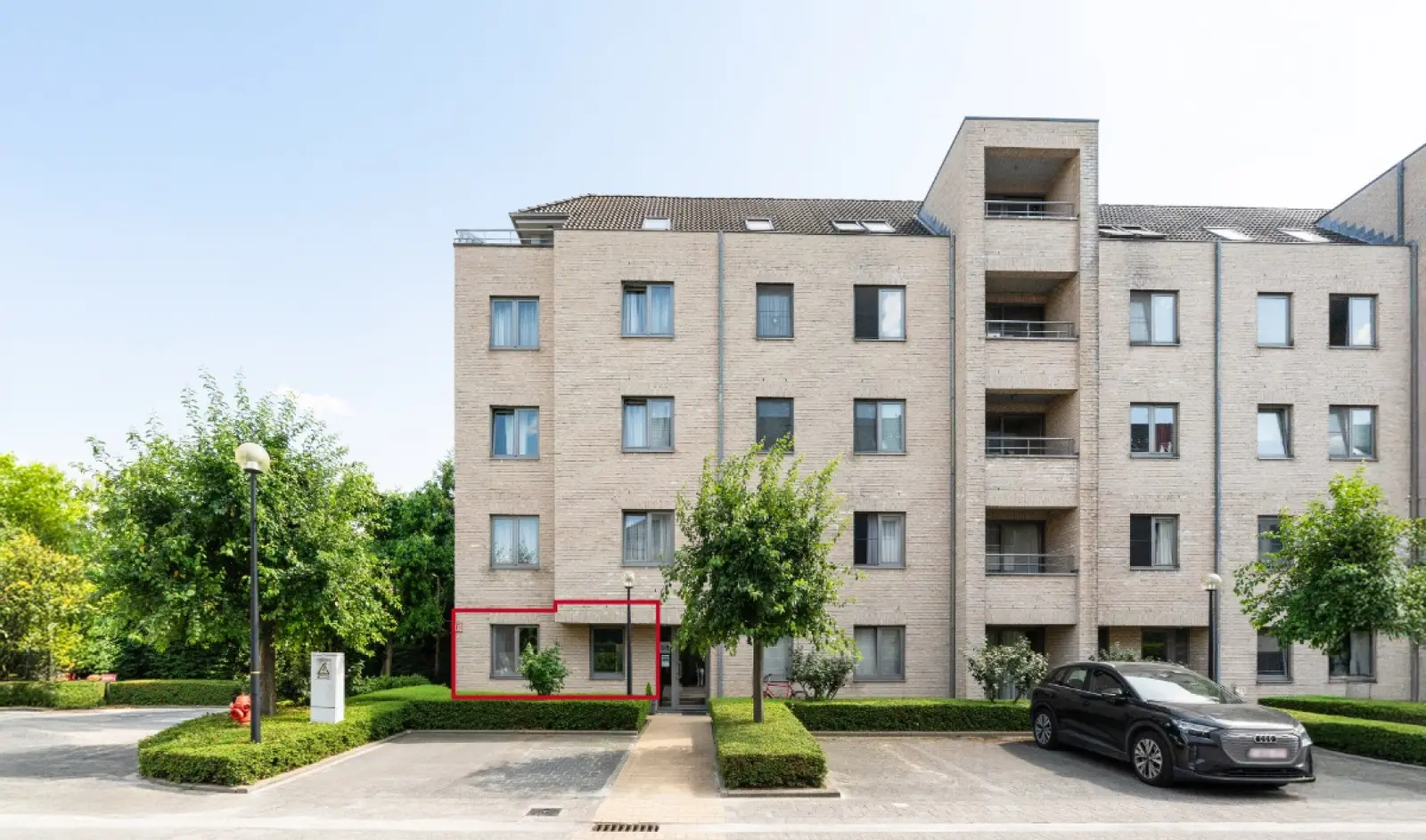 Appartement met tuin in centrum Zaventem