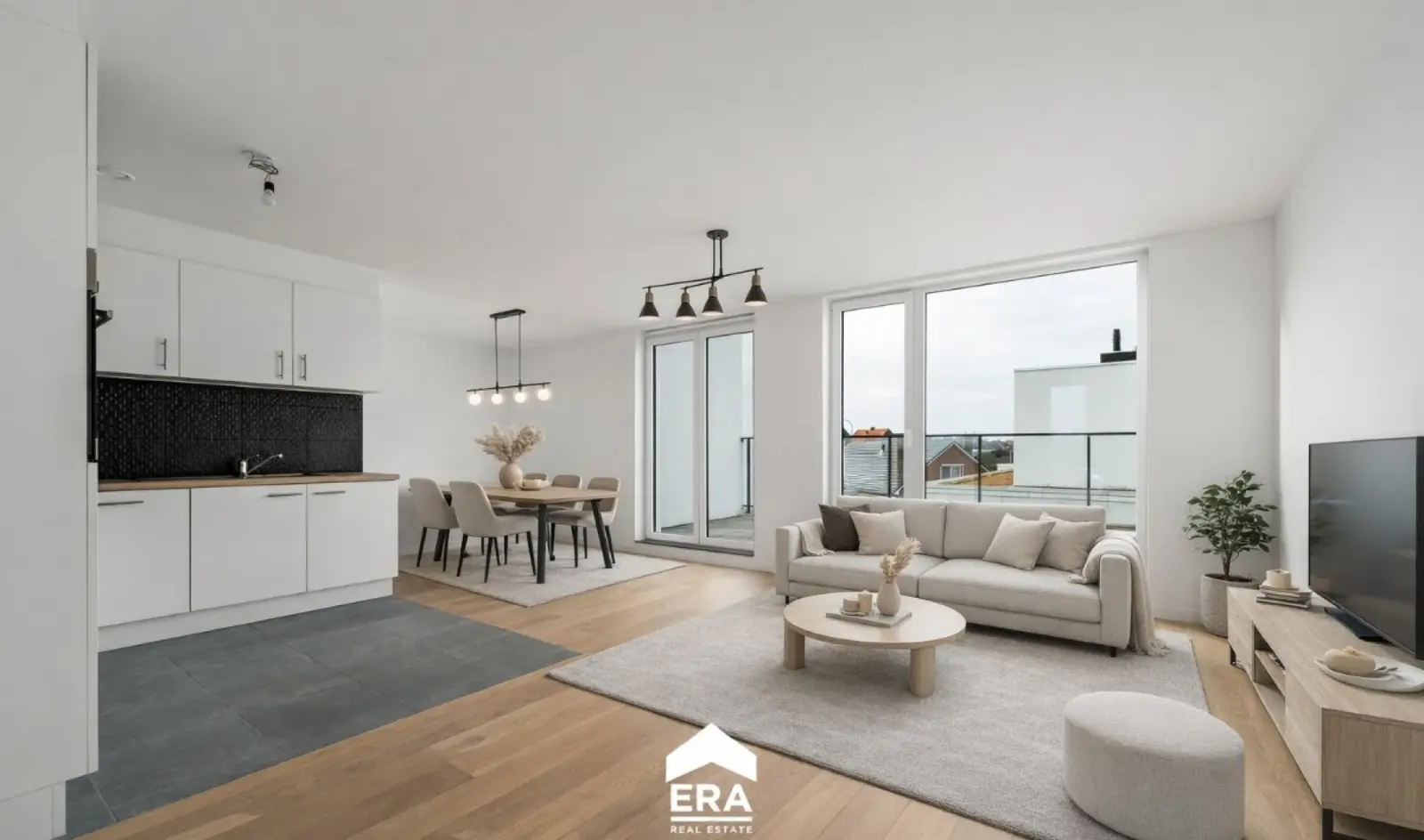 Penthouse 2 slaapkamers + terras en garage en staanplaats