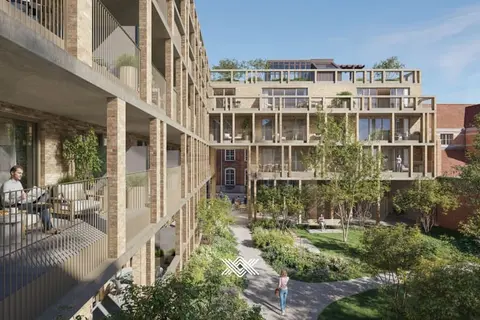 Appartement met één slaapkamer op het tweede verdiep