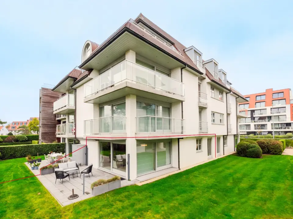 Gemeubeld hoekappartement met 2 slaapkamers te Nieuwpoort