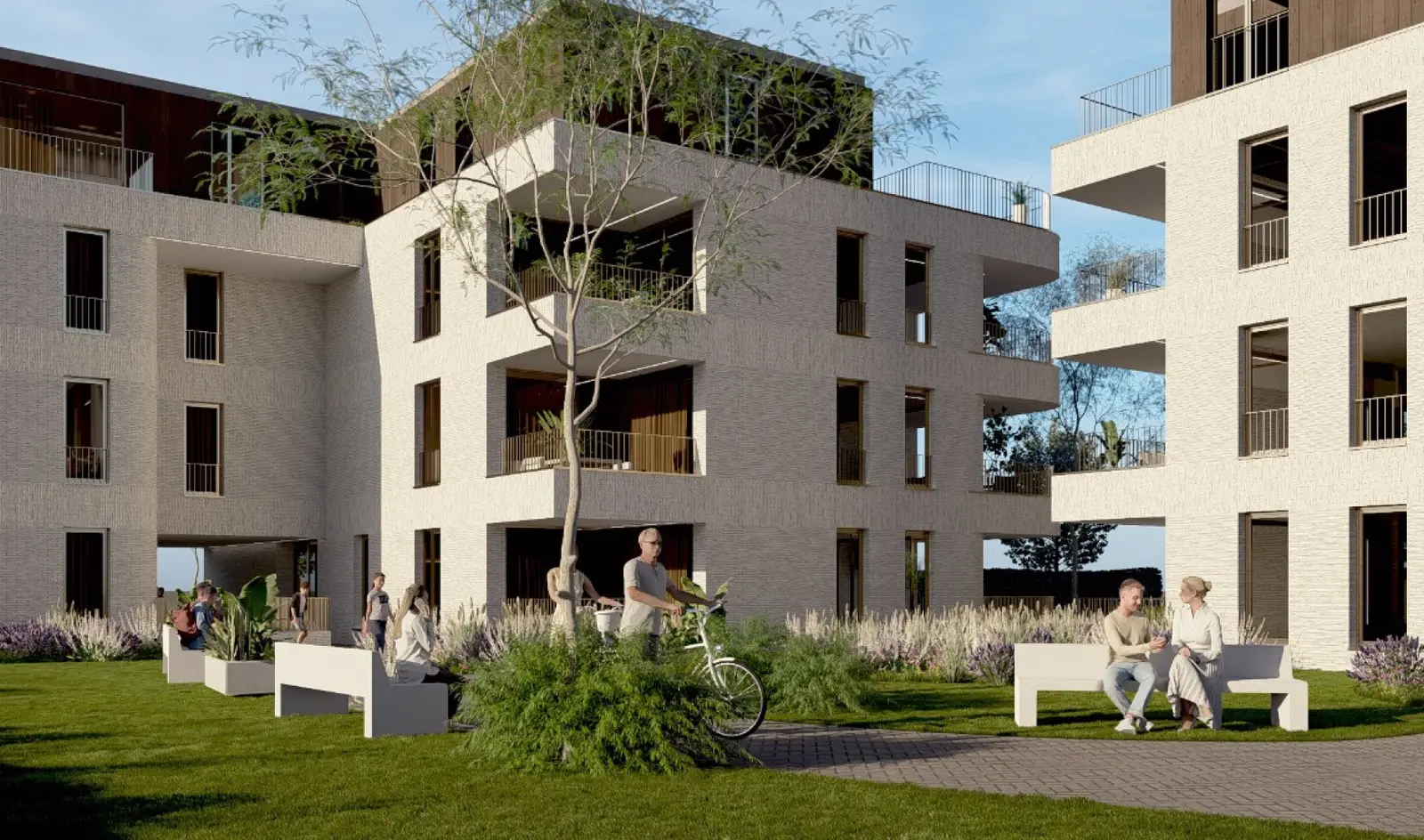 Nieuwbouwappartement met terras in het centrum te Lommel