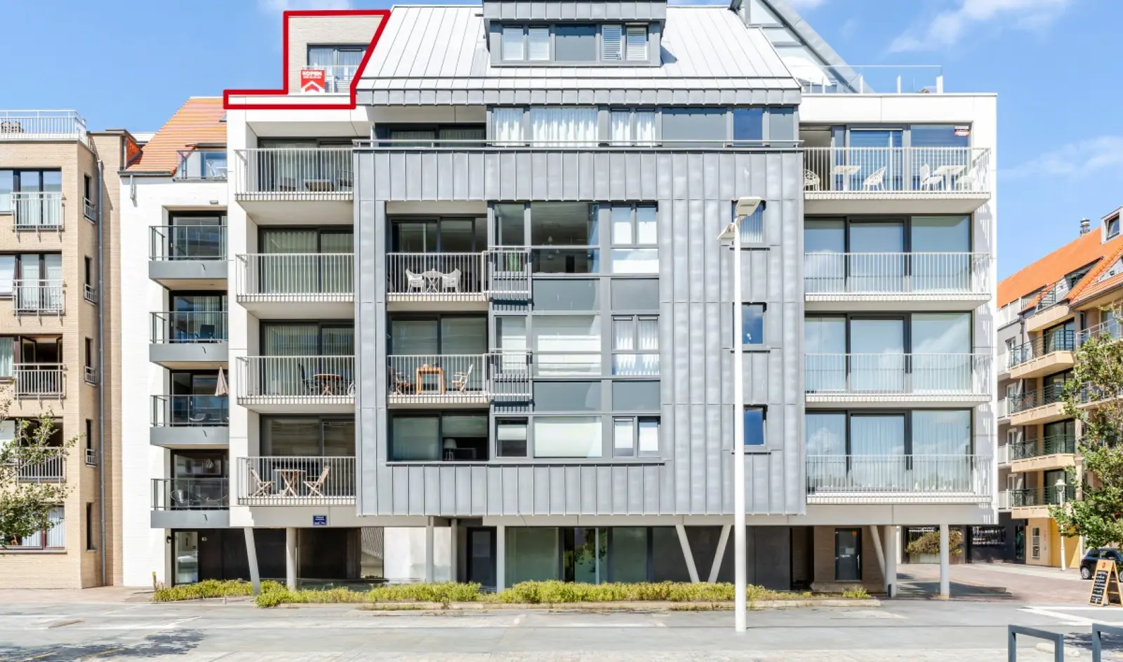 Zongerichte penthouse in hartje Nieuwpoort