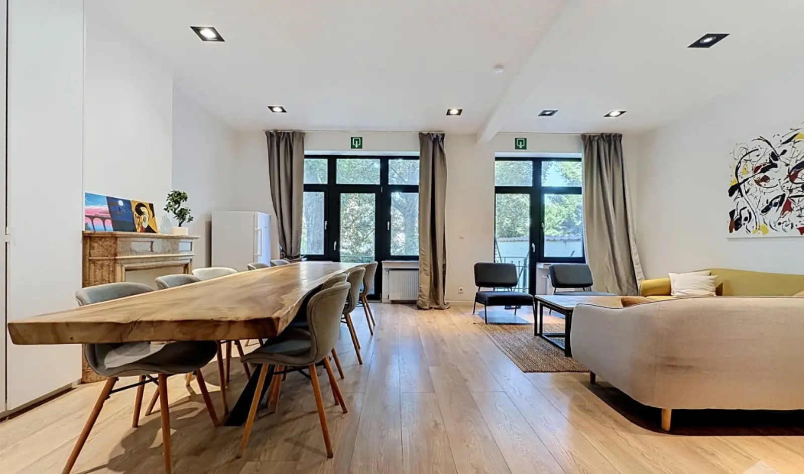 Kamer in een gedeelde woning met tuin te huur in Etterbeek